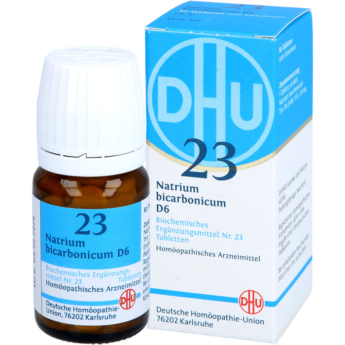 DHU Schüßler-Salz Nr. 23 Natrium bicarbonicum D6 Tabletten, 80 pc Tablettes