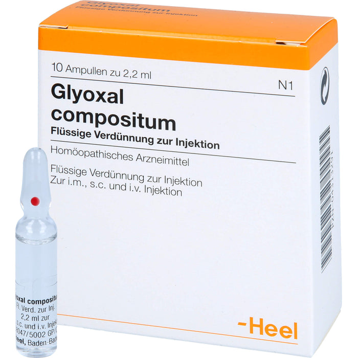 Glyoxal compositum Inj.-Lsg., 10 pc Ampoules