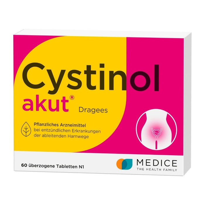 Cystinol akut Dragees bei Harnwegserkrankungen, 60 pcs. Tablets