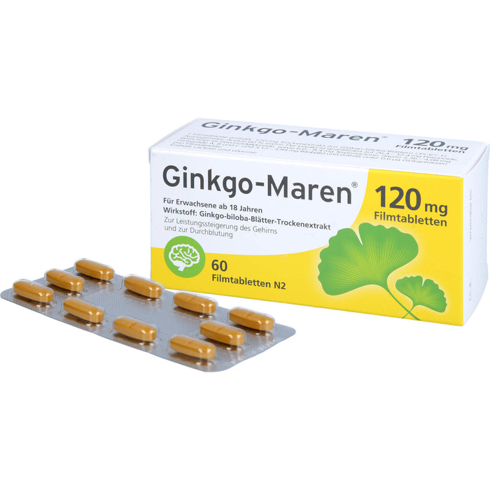 Ginkgo-Maren 120 mg Filmtabletten, 60 St FTA