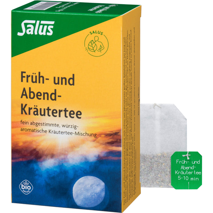 Früh- und Abend-Kräutertee bio Salus, 15 St FBE