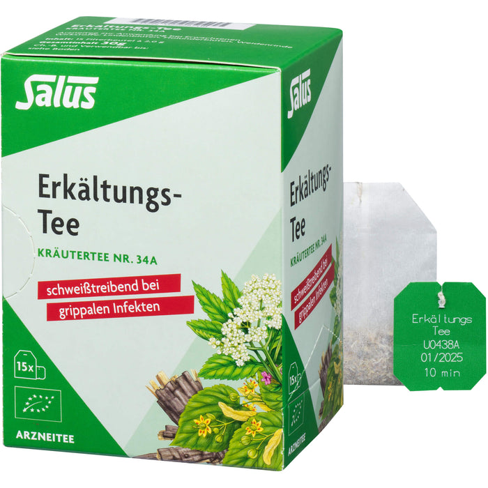 Erkältungs-Tee Kräutertee Nr. 34 a Salus, 15 St FBE