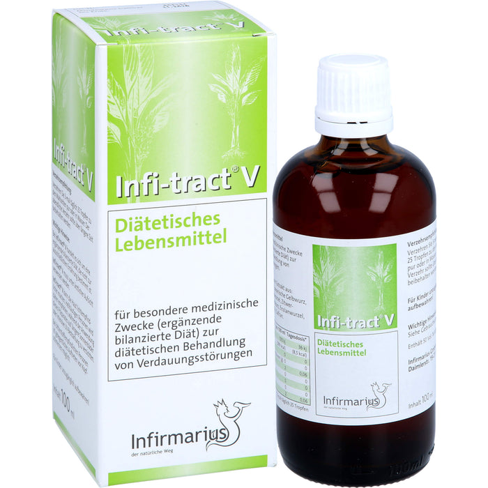 Infi-tract V Tropfen bei Verdauungsstörungen, 100 ml Solution