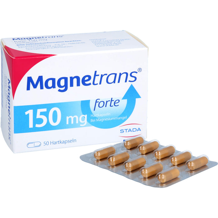 Magnetrans forte 150 mg Hartkapseln bei Magnesiummangel, 50 pc Capsules