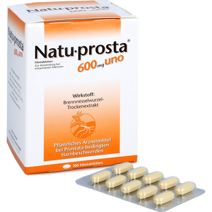 Natu-prosta 600 mg uno, Filmtabletten, 100 St. Tabletten