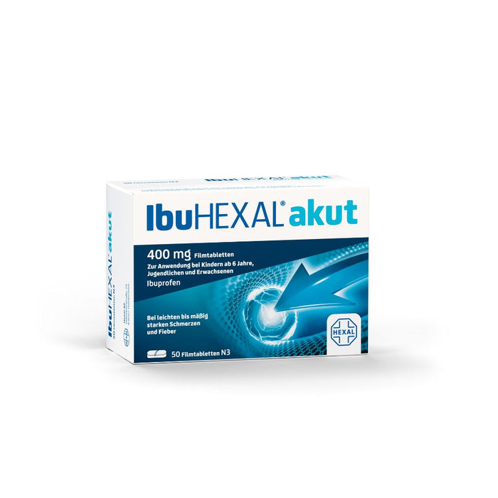 IbuHEXAL akut 400 mg, 50 pcs. Tablets