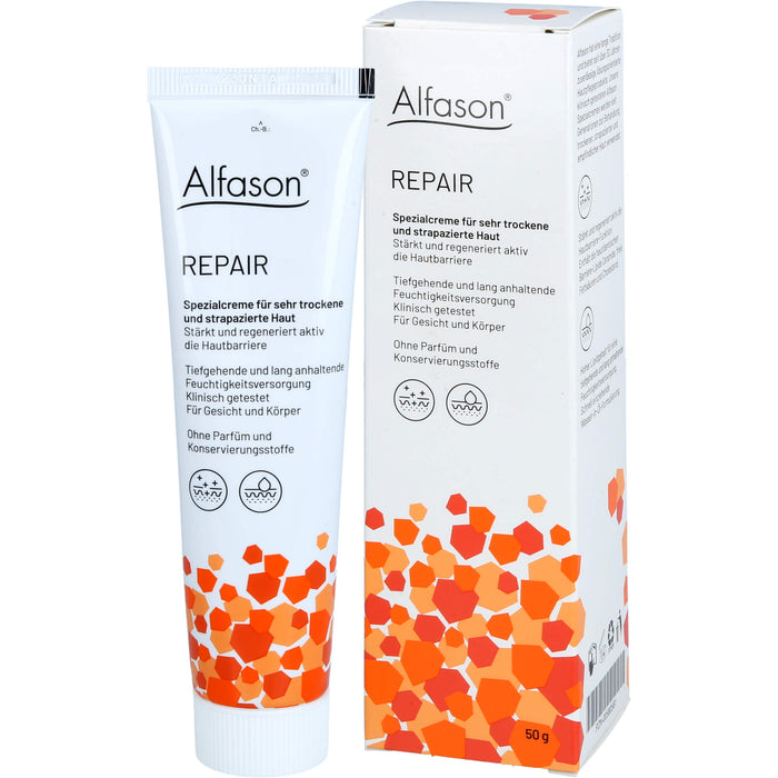 Alfason Repair Creme für trockene Haut, 50 g Crème