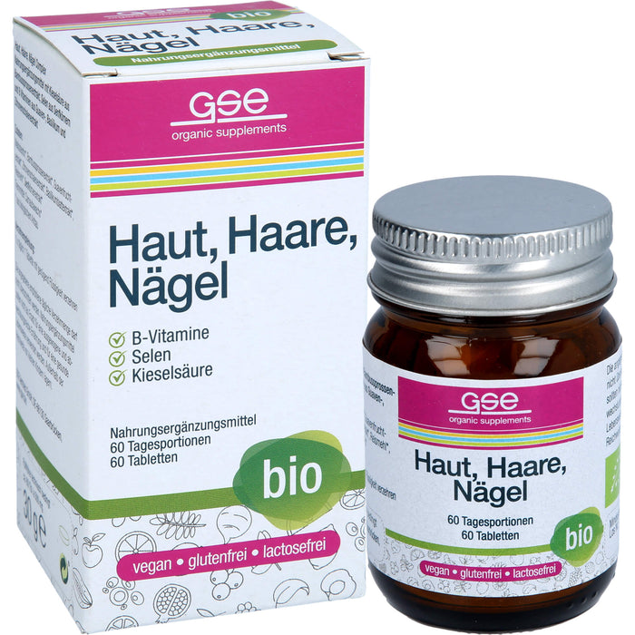 GSE phyto vitamins Haut, Haare, Nägel Komplex Tabletten, 60 pc Tablettes