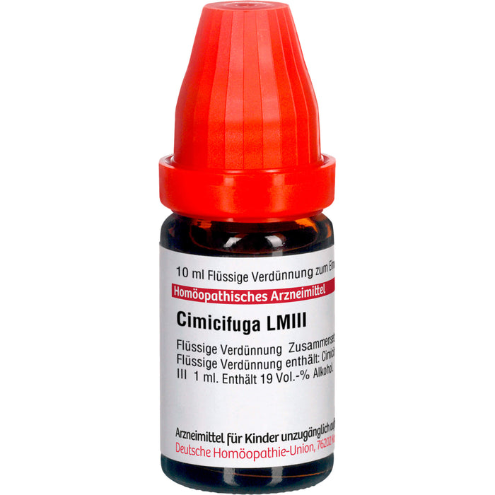 Cimicifuga LM III Dilution Ind-Fert, 10 ml DIL