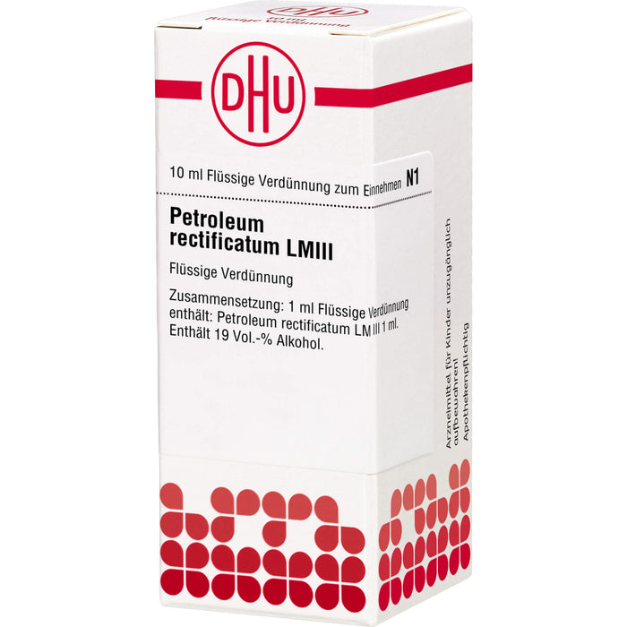 Petroleum rectificatum LM III Dilution Ind-Fert, 10 ml DIL