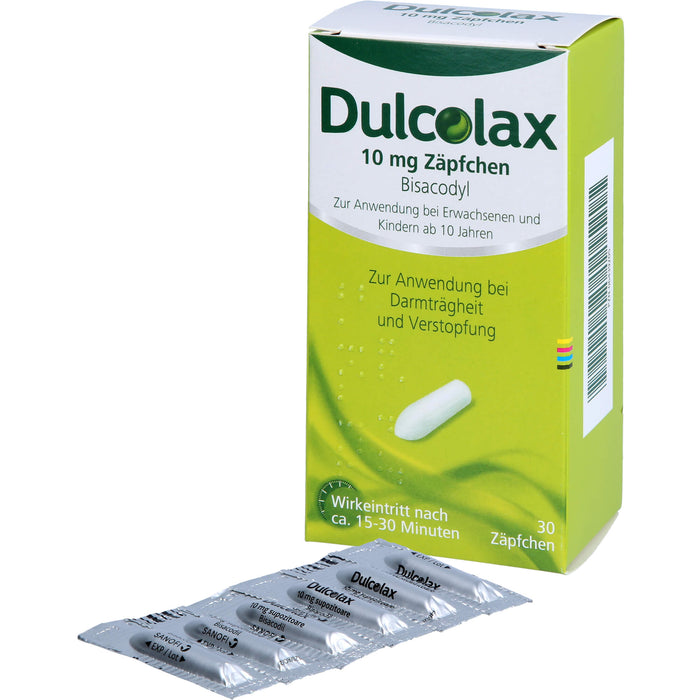 Dulcolax Zäpfchen Reimport EurimPharm, 30 pcs. Suppositories