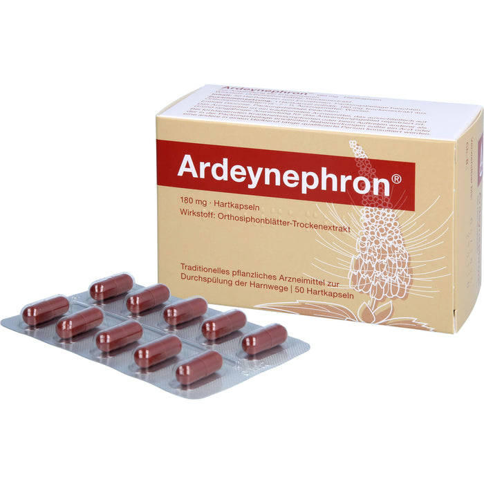 Ardeynephron 180 mg Hartkapseln zur Durchspülung der Harnwege, 50 pcs. Capsules