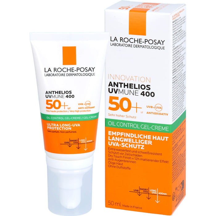 LA ROCHE-POSAY Anthelios XL LSF 50+ mattierende Gel-Creme, 50 ml Crème