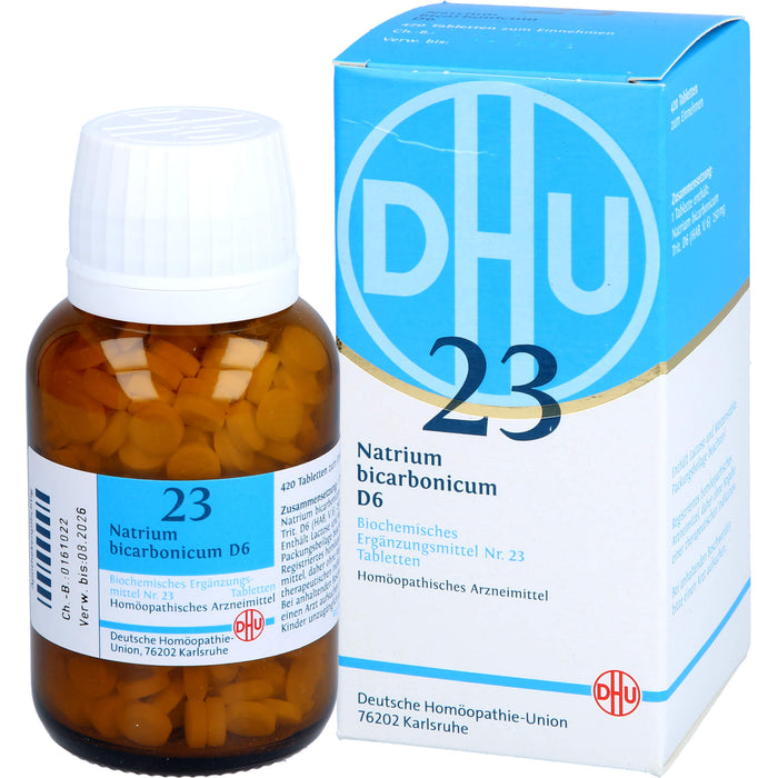 DHU Schüßler-Salz Nr. 23 Natrium bicarbonicum D6 Tabletten, 420 pcs. Tablets