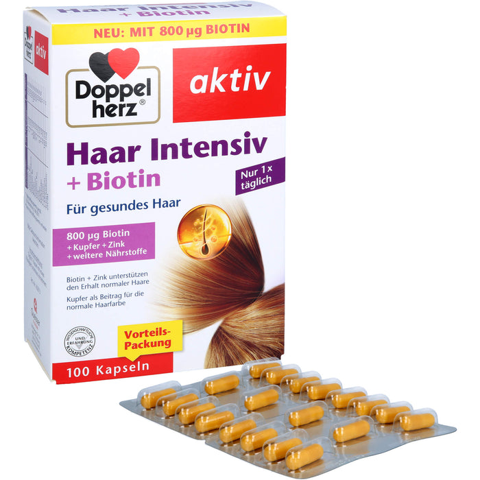 Doppelherz Haar Intensiv + Biotin, 100 St KAP