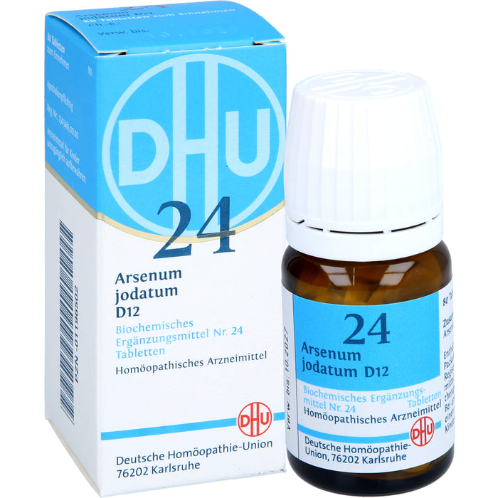 DHU Schüßler-Salz Nr. 24 Arsenum jodatum D12 Tabletten, 80 pcs. Tablets