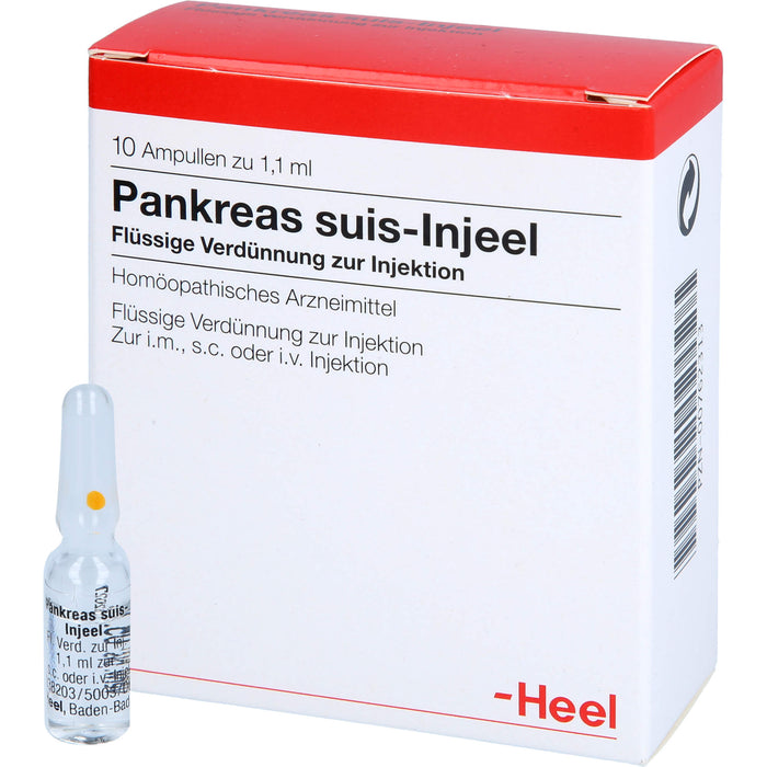 Pankreas suis-Injeel Ampullen, 10 pc Ampoules