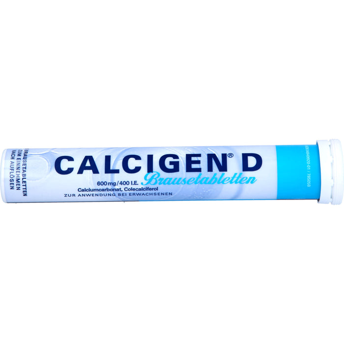 Calcigen D 600 mg/400 I.E. Brausetabletten, 40 St BTA