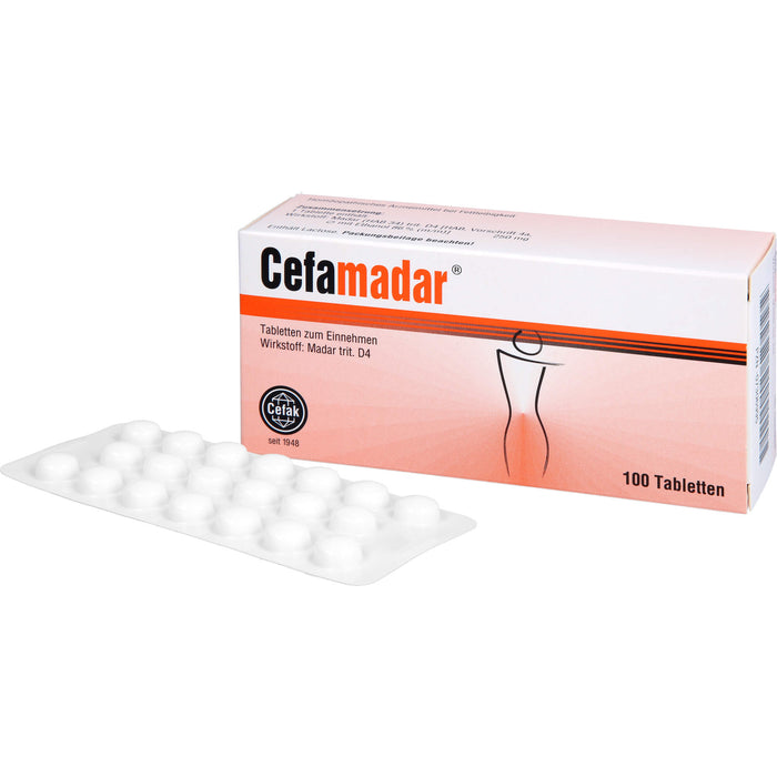 Cefamadar Tabletten bei Gewichtsproblemen, 100 St. Tabletten