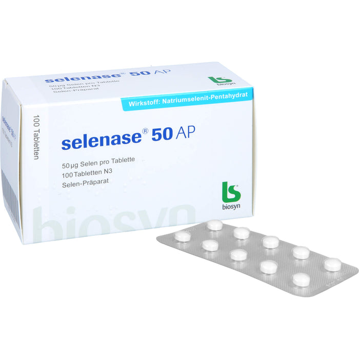 selenase 50 AP Tabletten bei nachgewiesenem Selenmangel, 100 St. Tabletten