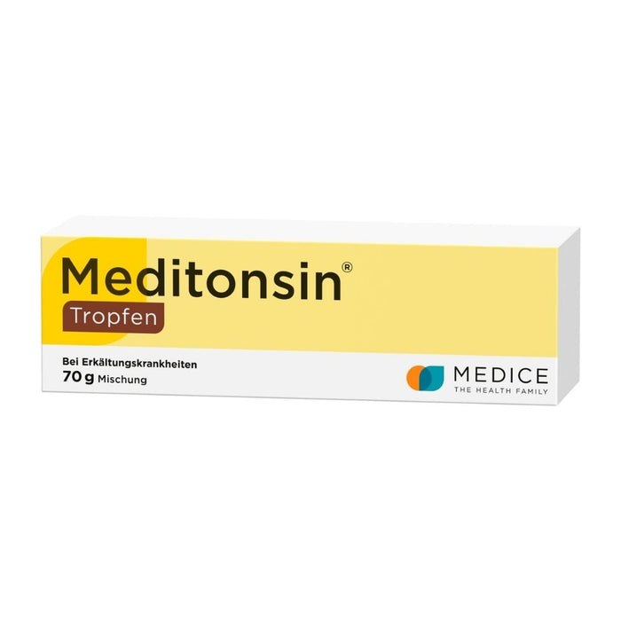 Meditonsin Tropfen bei Erkältungskrankheiten, 70 g Solution