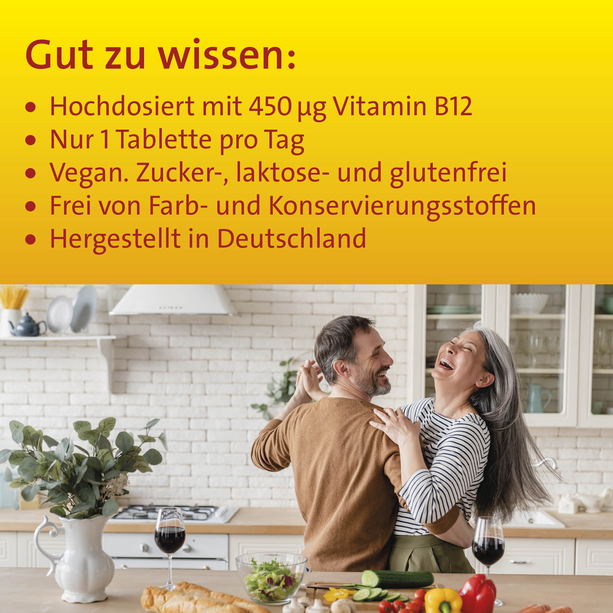 Vitamin B12 Hevert 450 µg, 50 St. Tabletten Hevert-Testen