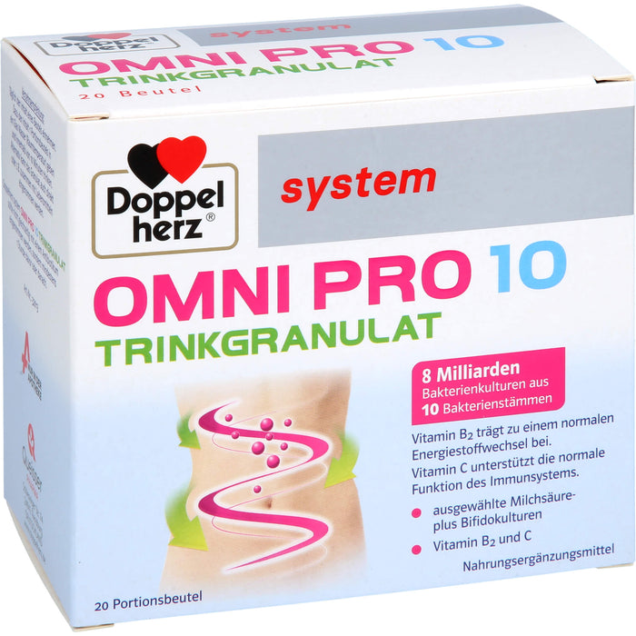 Doppelherz system OMNI PRO 10 Trinkgranulat, 20 St. Granulat