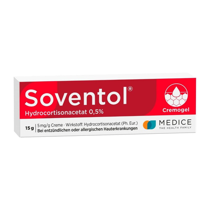 Soventol Hydrocortacetat 0,5 % Creme, 15 g Creme