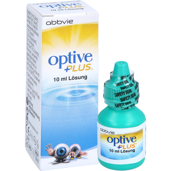 Optive Plus Augen-Pflegetropfen, 10 ml Lösung