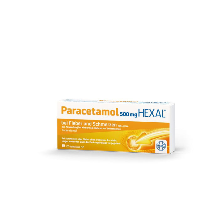 Paracetamol HEXAL 500 mg Tabletten, 20 St. Tabletten