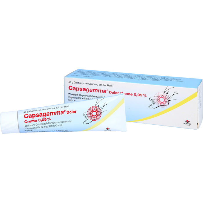 Capsagamma Dolor Creme 0,05%, 40 g Crème