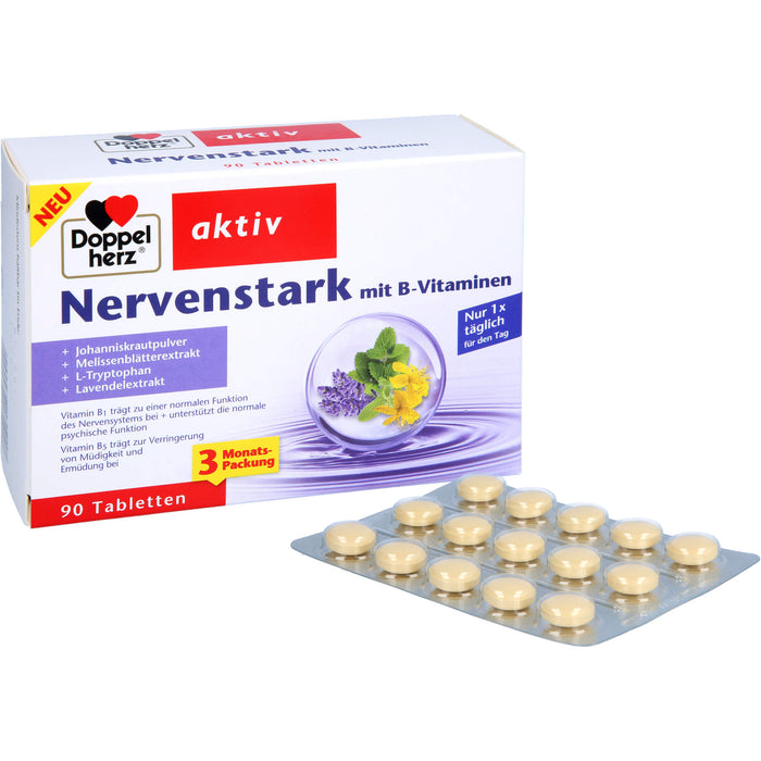 Doppelherz Nervenstark Tabletten, 90 pc Tablettes