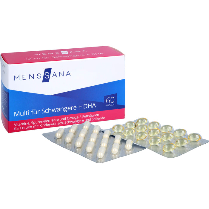 MensSana Multi für Schwangere + DHA Kapseln, 60 St. Kapseln