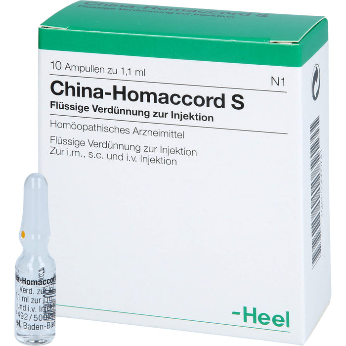 China-Homaccord S flüssige Verdünnung, 10 pcs. Ampoules