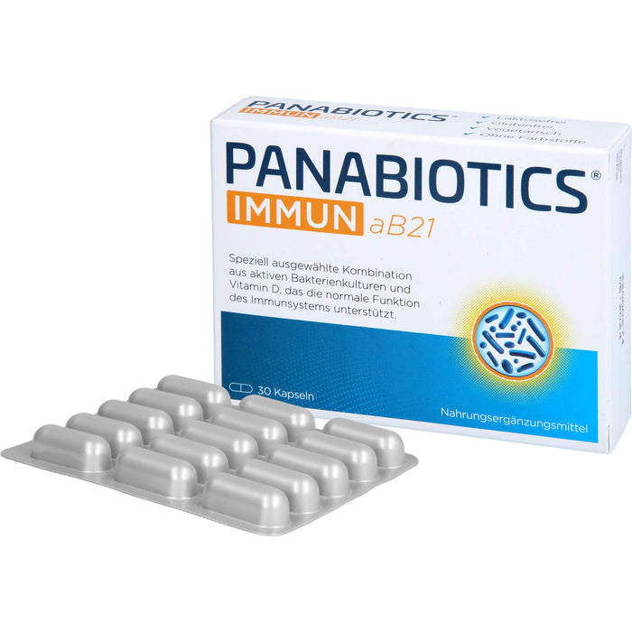 PANABIOTICS IMMUN aB21 Kapseln zur Unterstützung des Immunsystems, 30 St. Kapseln