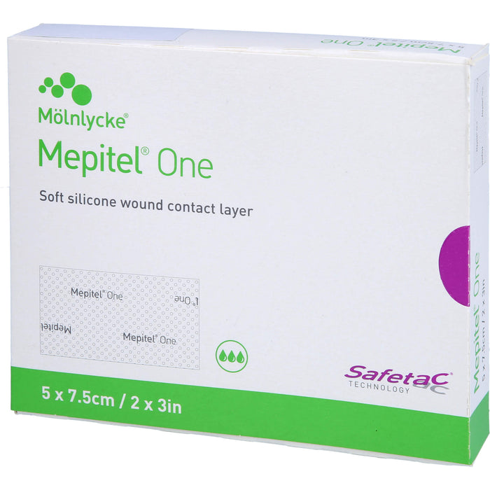 Mepitel One Silikon Netzverband 5 x 7,5 cm, 10 pcs. Wound dressings