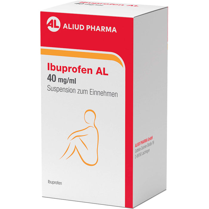 Ibuprofen AL 40 mg/ml Suspension zum Einnehmen, 100 ml Solution