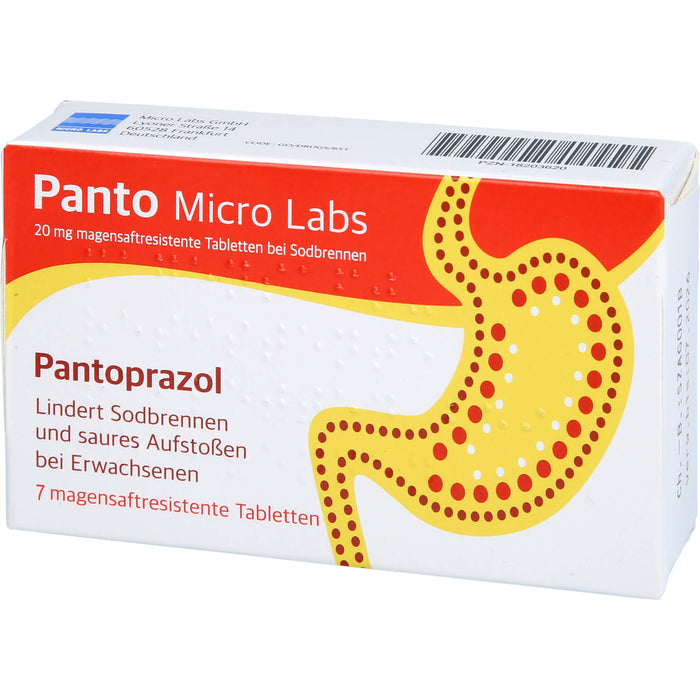 Panto Micro Labs 20mg Tmr, 7 St TMR