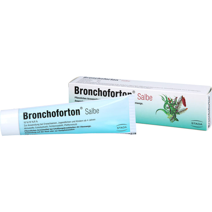 Bronchoforton Salbe bei Erkältungskrankheiten, 100 g Salbe