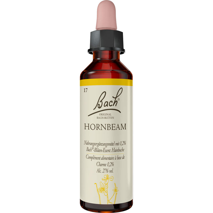 Bach Original Bach-Blüten Nr. 17 Hornbeam Hainbuche Tropfen, 20 ml Lösung