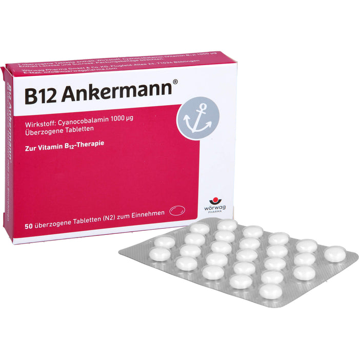 B12 Ankermann Tabletten, 50 St. Tabletten