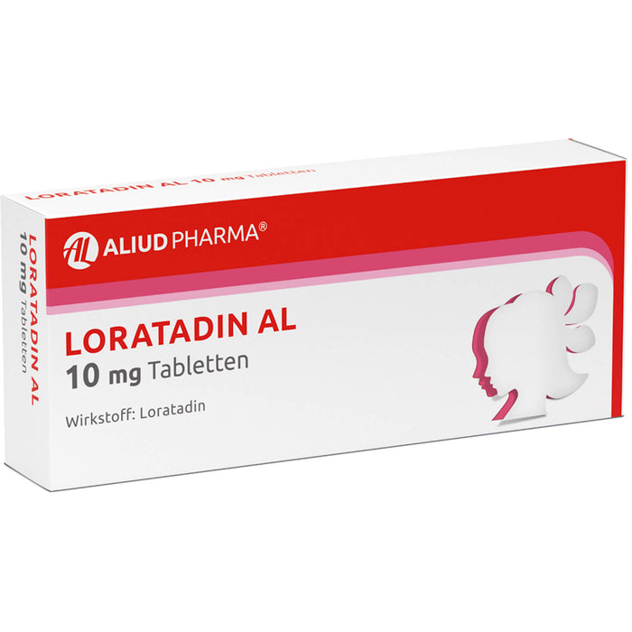 Loratadin AL 10 mg Tabletten Antiallergikum, 50 St. Tabletten