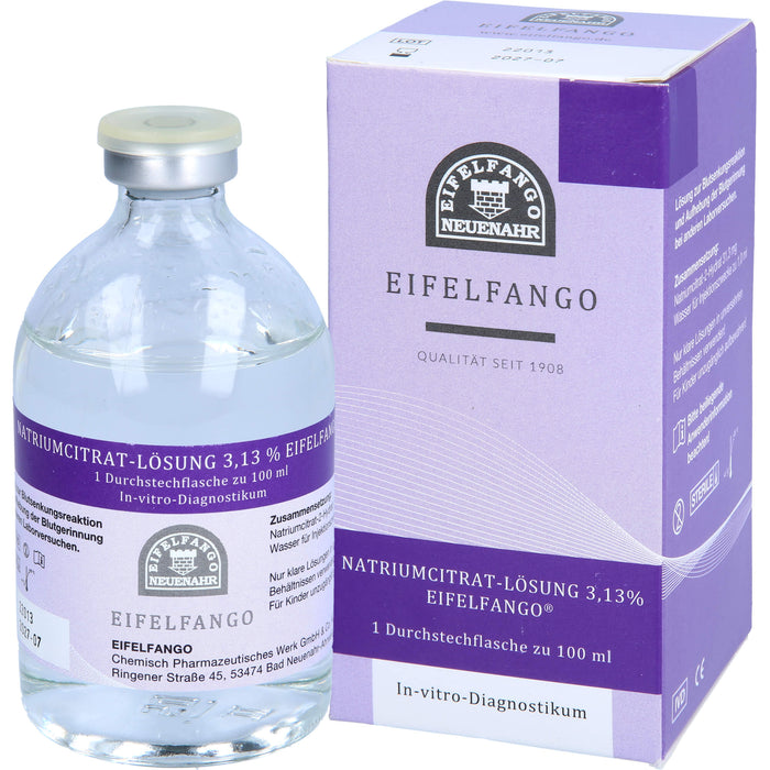 Natriumcitrat-Lösung 3,13 % Eifelfango, 100 ml Solution