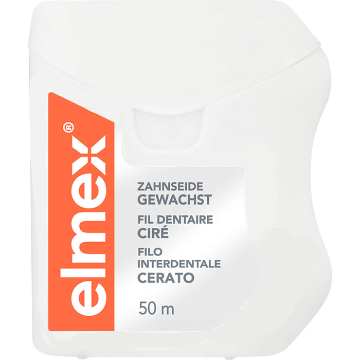 elmex Zahnseide gewachst mit Aminfluorid 50 m, 1 pc Paquet