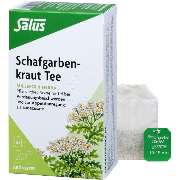 Schafgarbenkraut Arzneitee Millefol.herba bio Sal., 15 St FBE