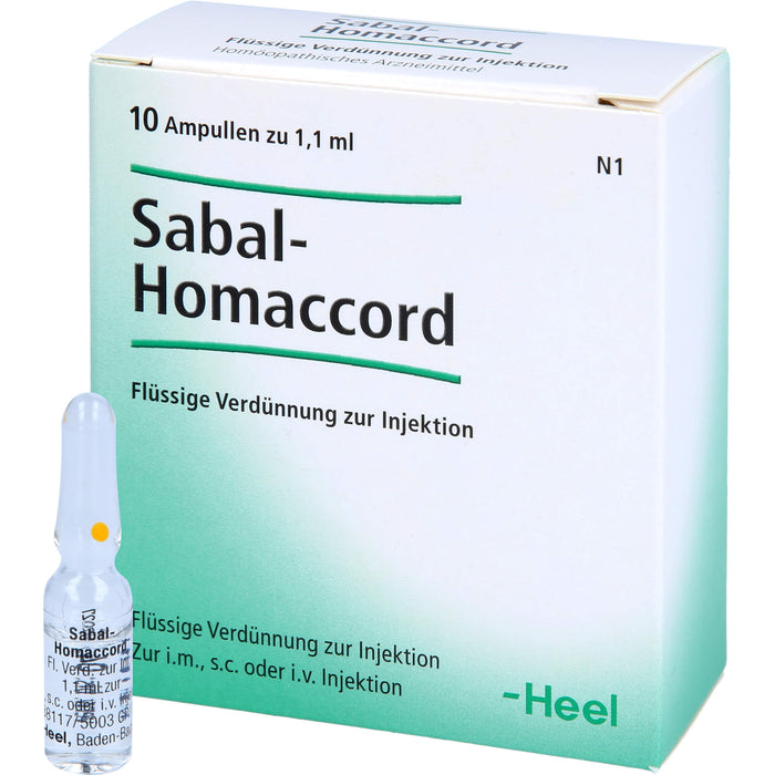 Heel Sabal-Homaccord Ampullen, 10 St. Ampullen