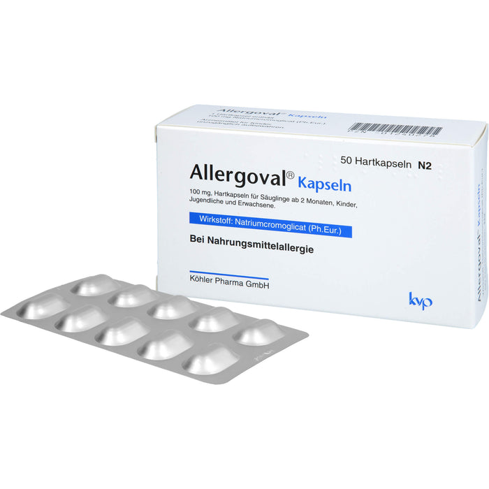 Allergoval Kapseln bei Nahrungsmittelallergie, 50 St. Kapseln