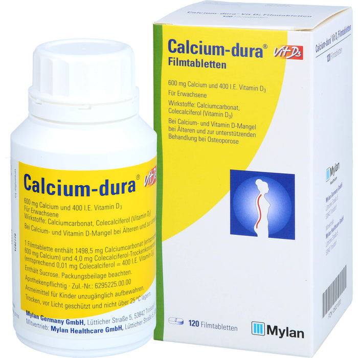 Calcium-dura Vit D3 Filmtabletten, 120 St FTA