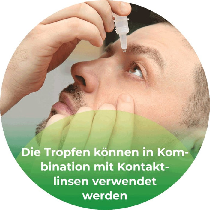 OCUTEARS Alo+ Augentropfen bei sensiblen Trockenen Augen mit Hyaluronsäure und Aloe vera, 10 ml Solution