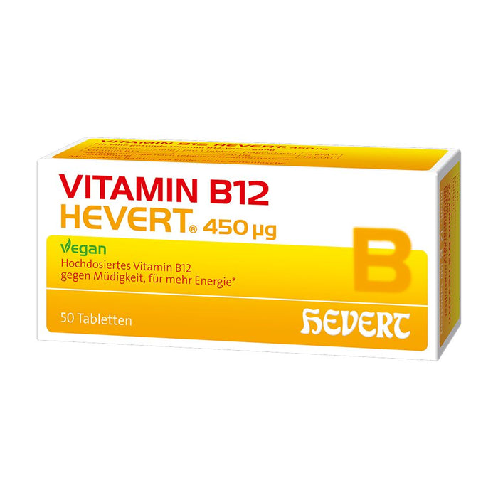 Vitamin B12 Hevert 450 µg Tabletten, 50 pcs. Tablets